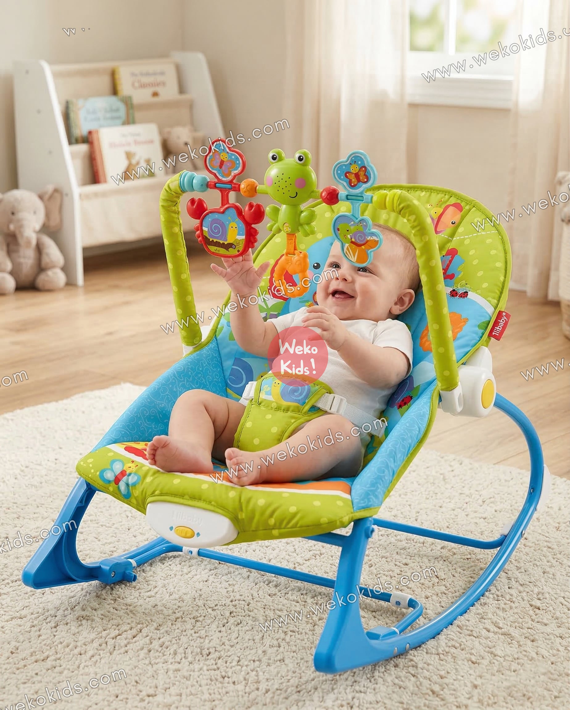 Transat Bébé Balançoire Vibrante et Musical