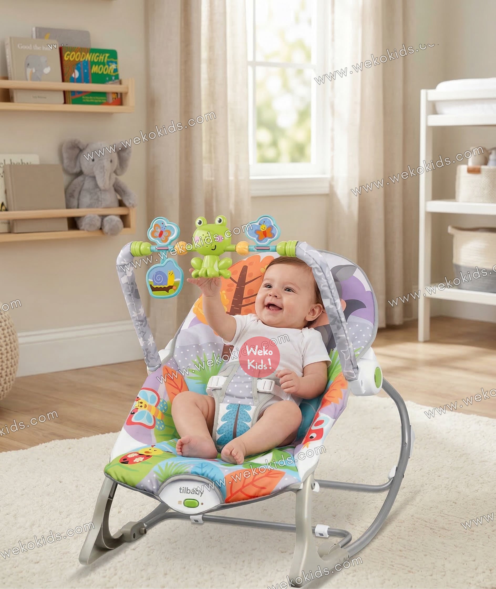 Transat Bébé Balançoire Vibrante et Musical