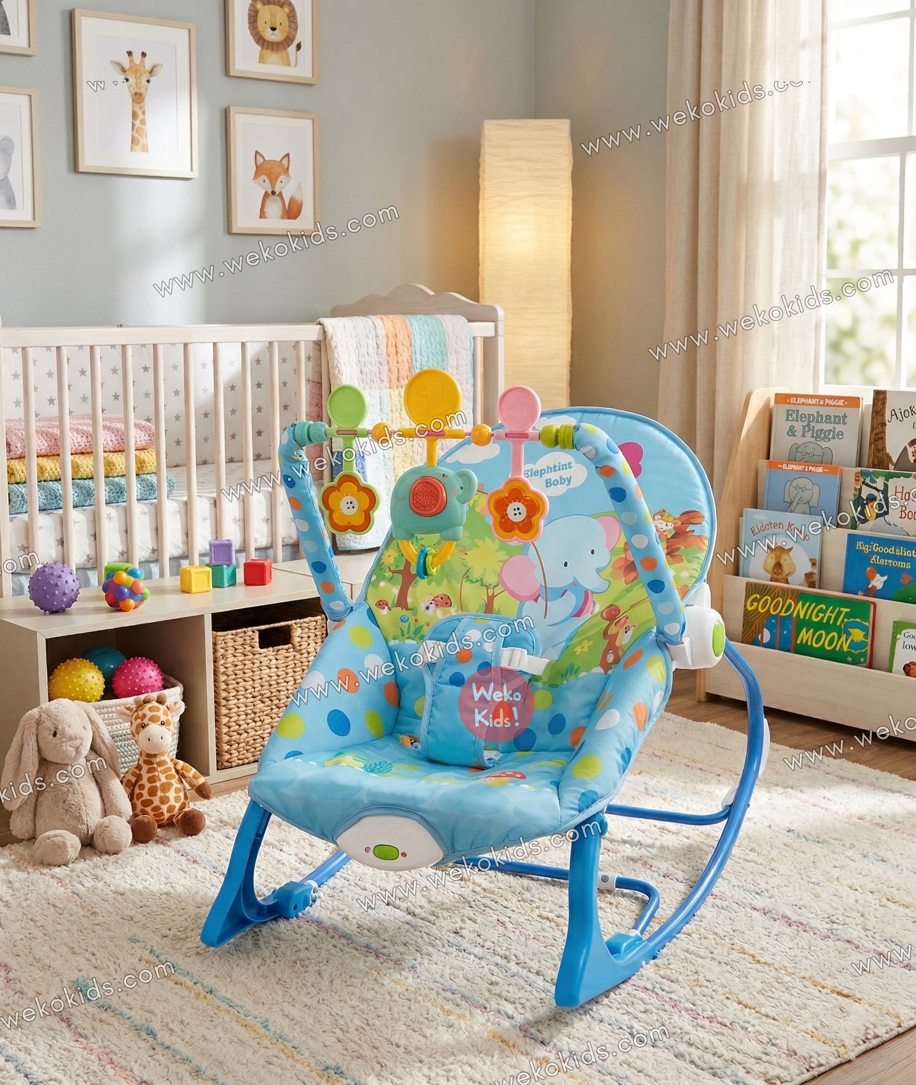 Transat Bébé Balançoire Vibrante et Musical