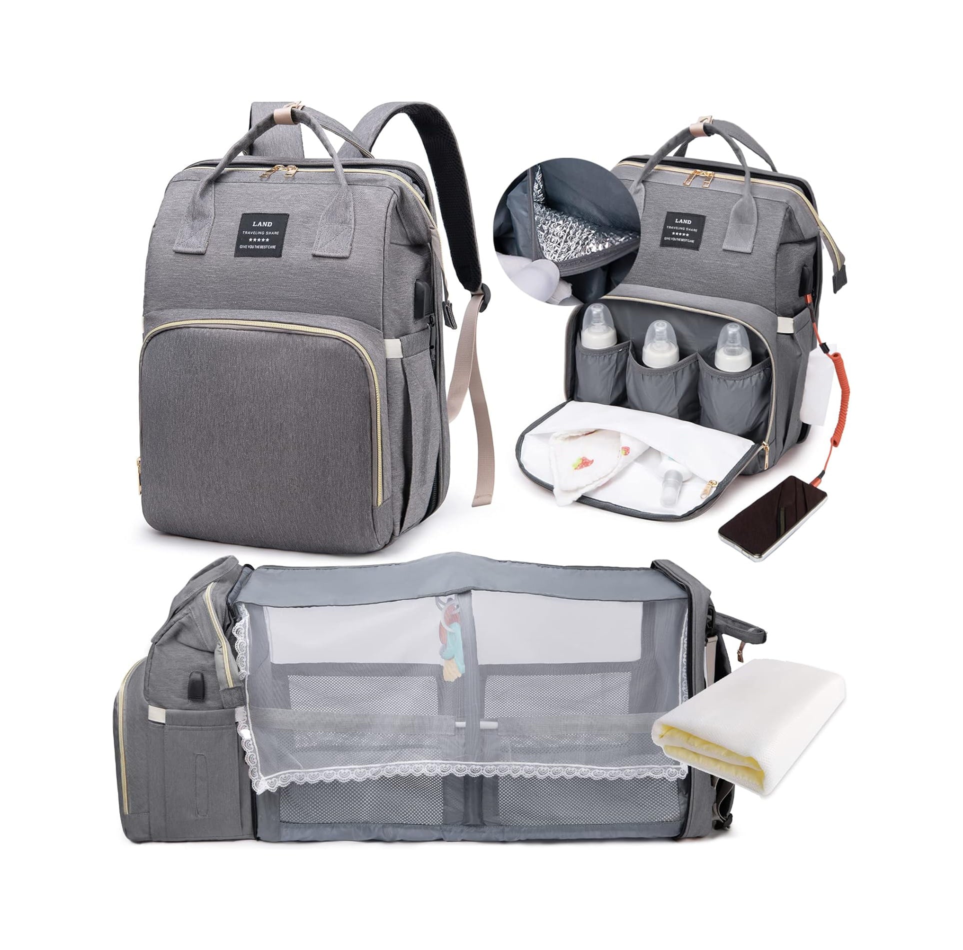 Sac à Dos Landau حقيبة الأم والطفل