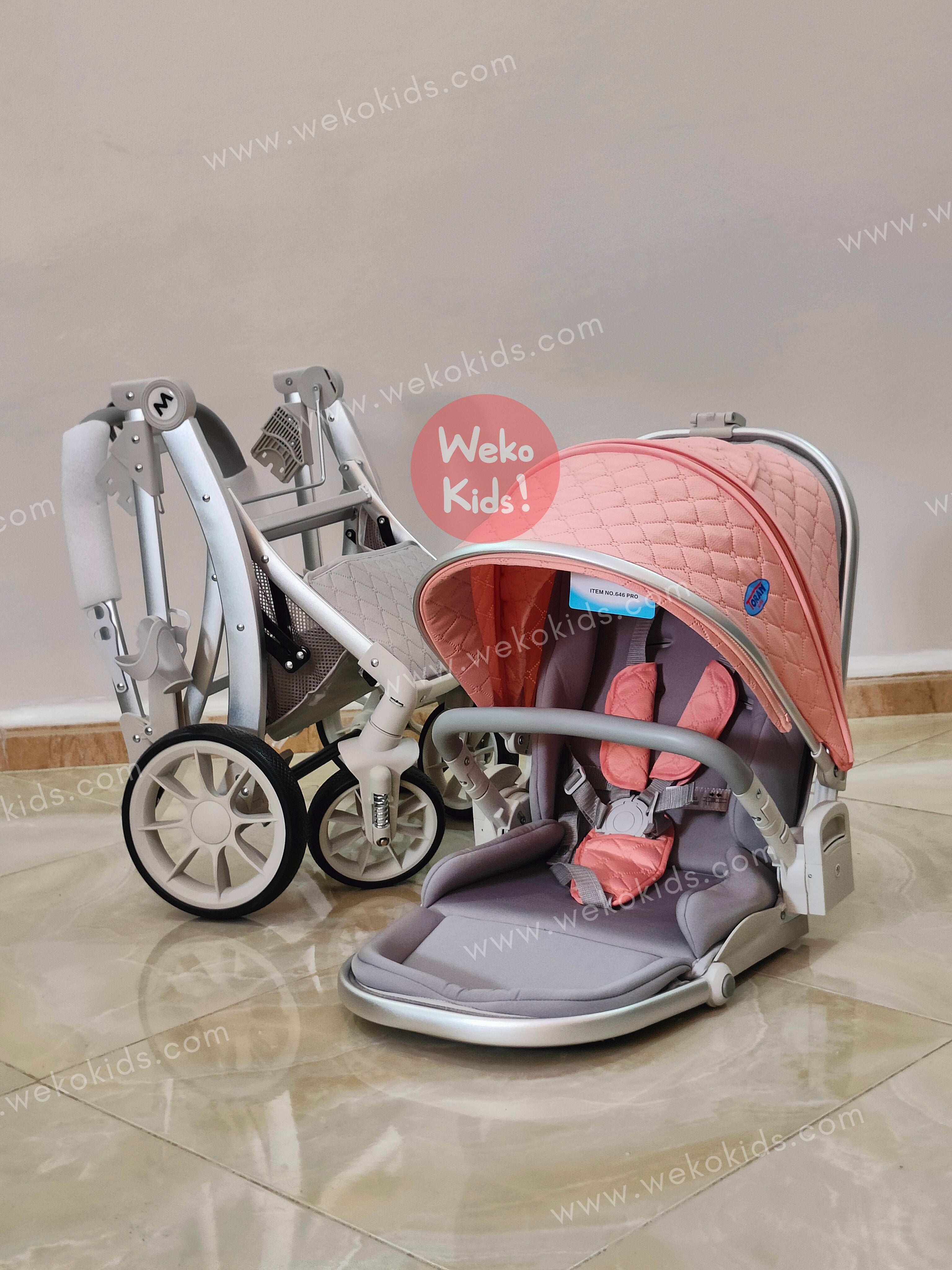 Poussette Landau luxe 2 en 1