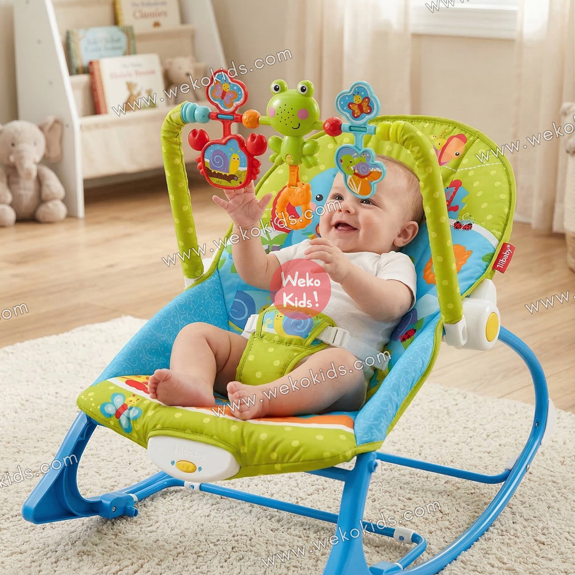 Transat Bébé Balançoire Vibrante et Musical
