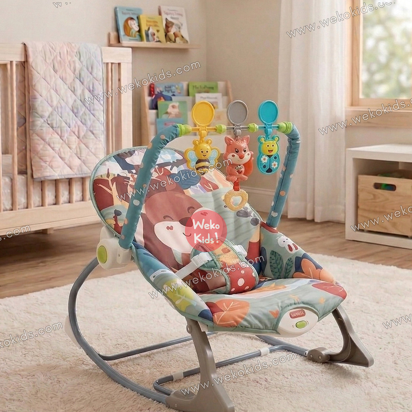 Transat Bébé Balançoire Vibrante et Musical