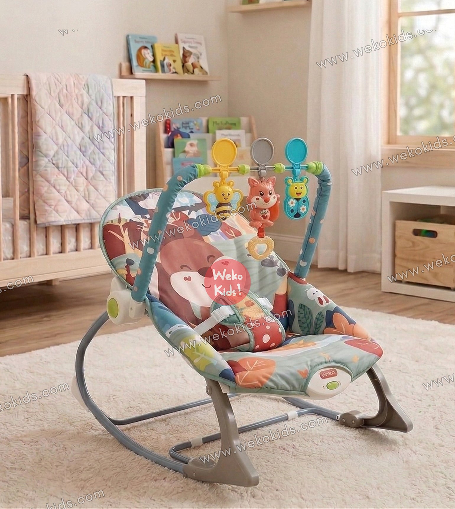 Transat Bébé Balançoire Vibrante et Musical