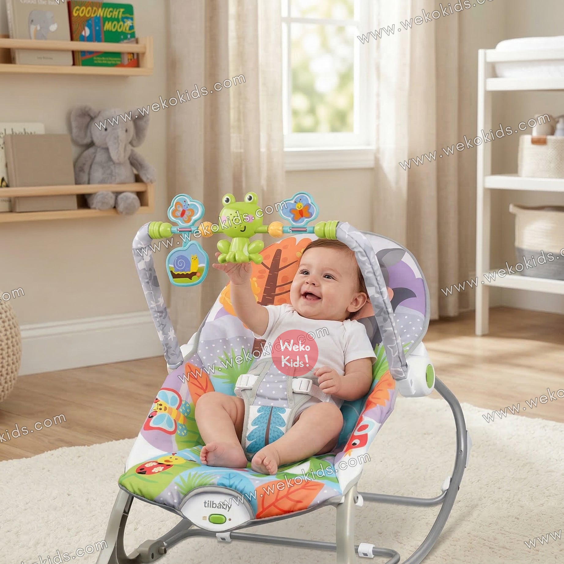 Transat Bébé Balançoire Vibrante et Musical