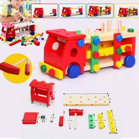 Jouet voiture d'assemblage لعبة تركيب سيارة الخشب