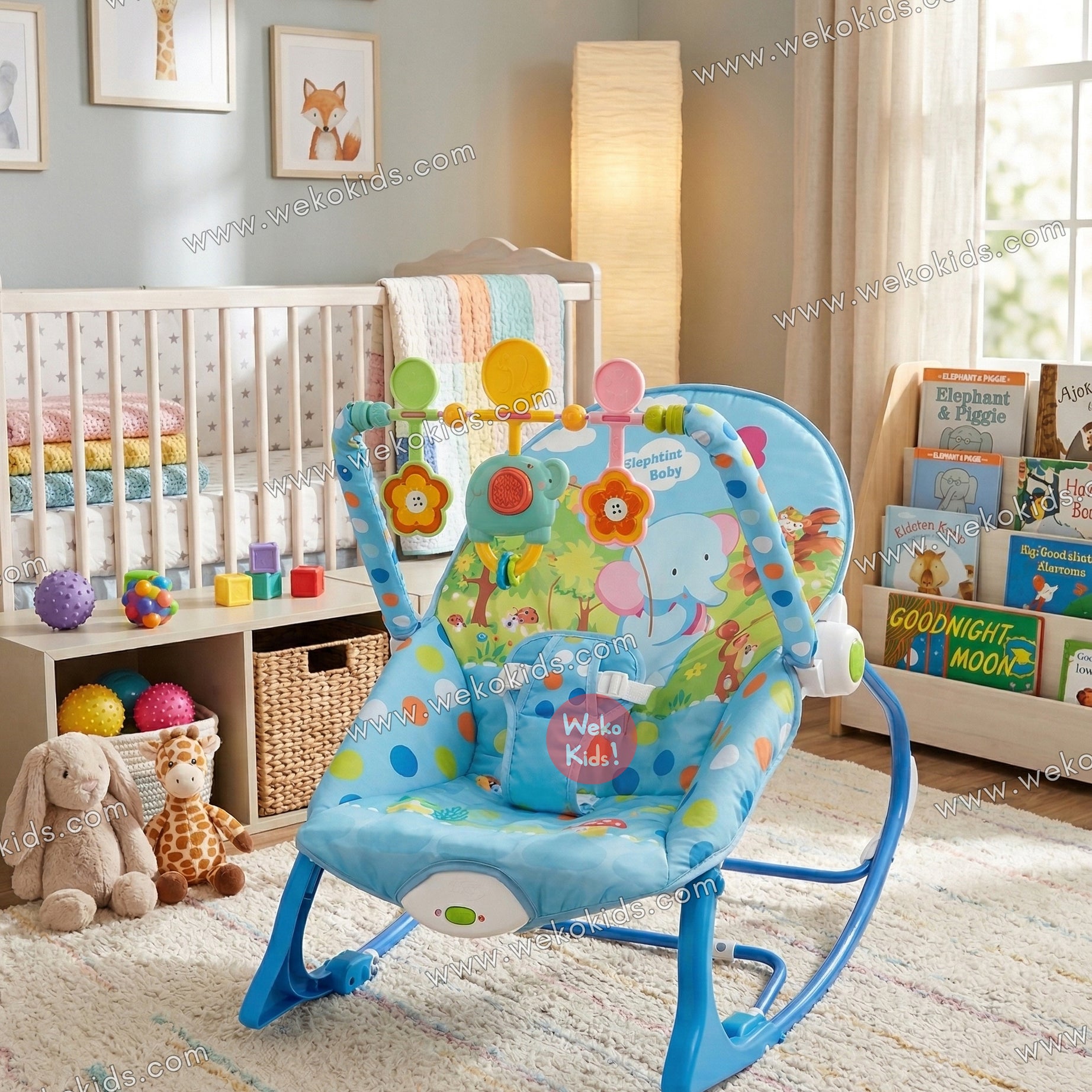 Transat Bébé Balançoire Vibrante et Musical