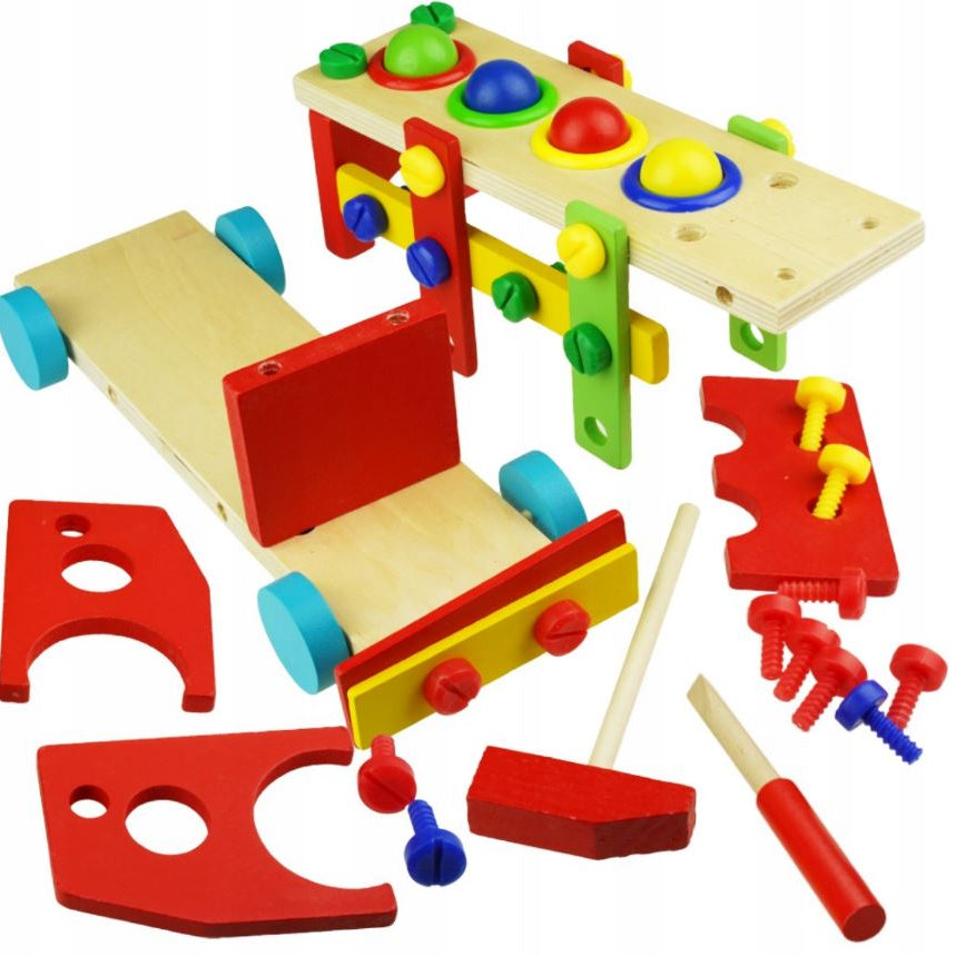 Jouet voiture d'assemblage لعبة تركيب سيارة الخشب