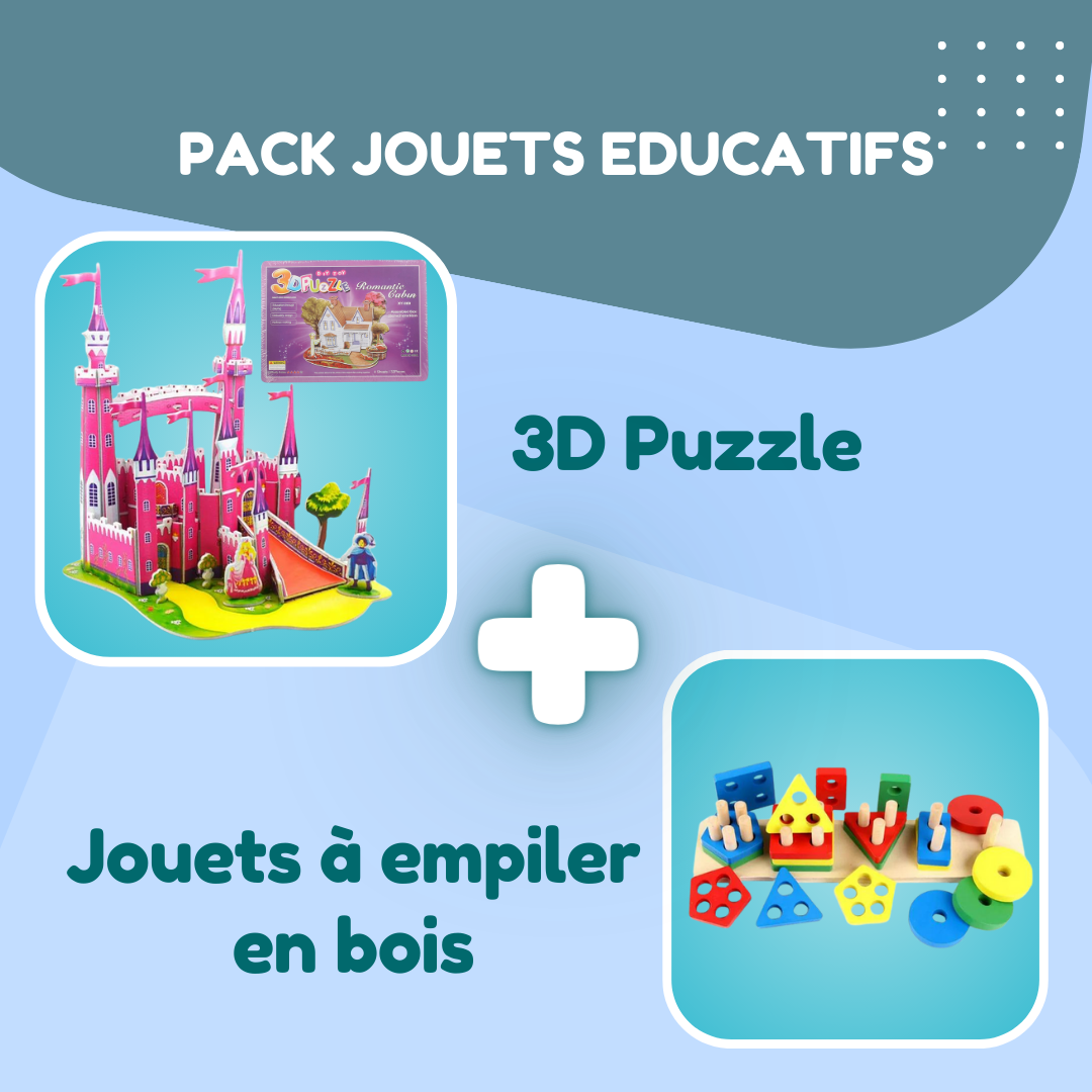 Pack Jouets Educatifs مجموعة الألعاب التعليمية
