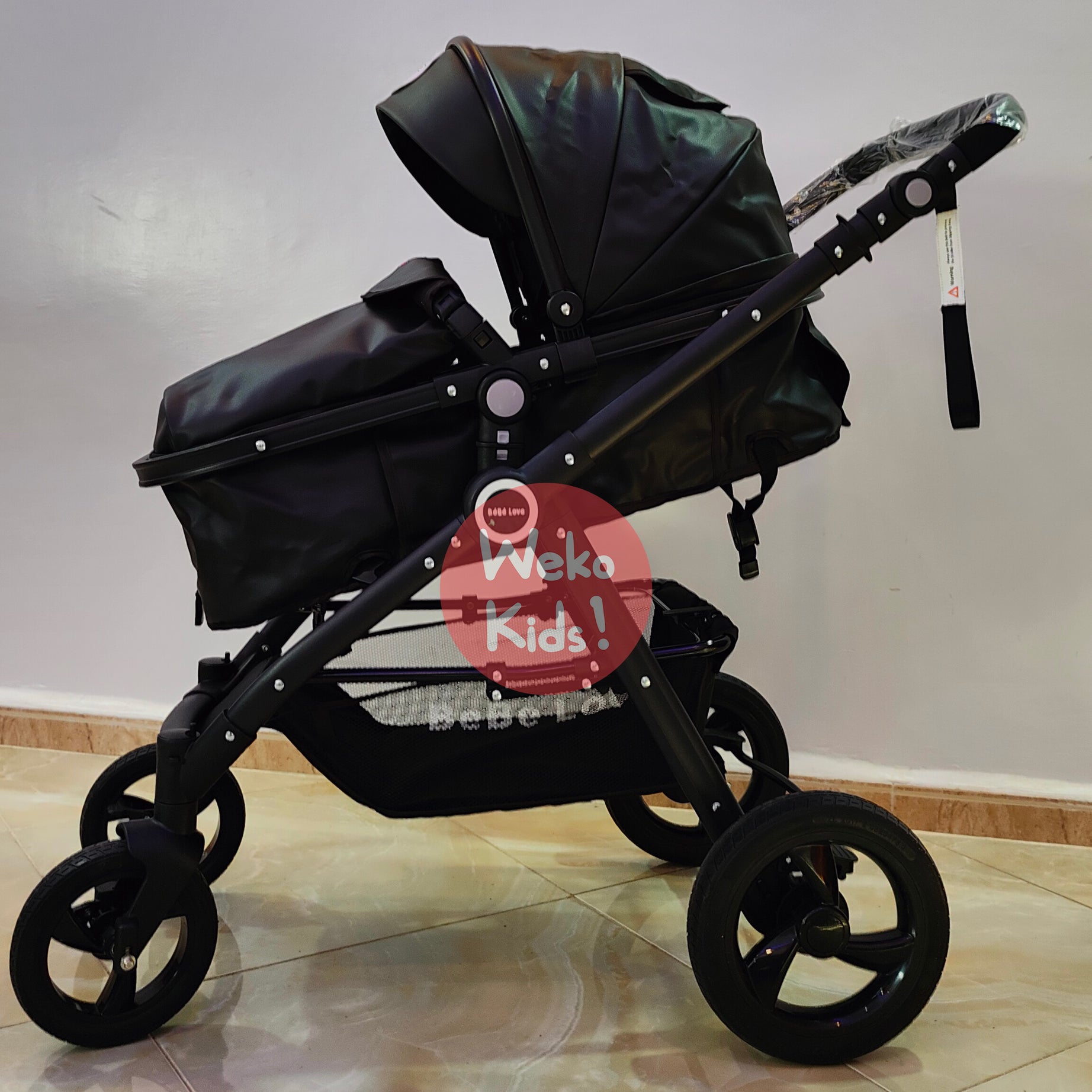 Poussette Luxe Bébé Love en Cuir