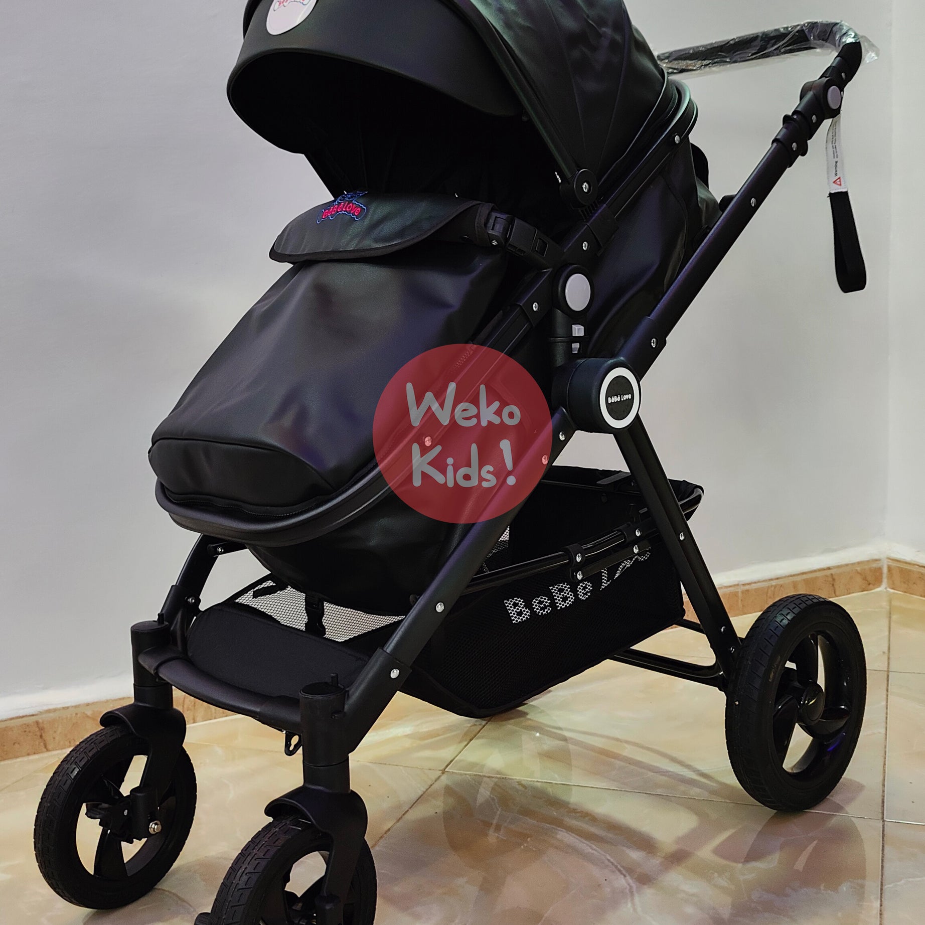 Poussette Luxe Bébé Love en Cuir