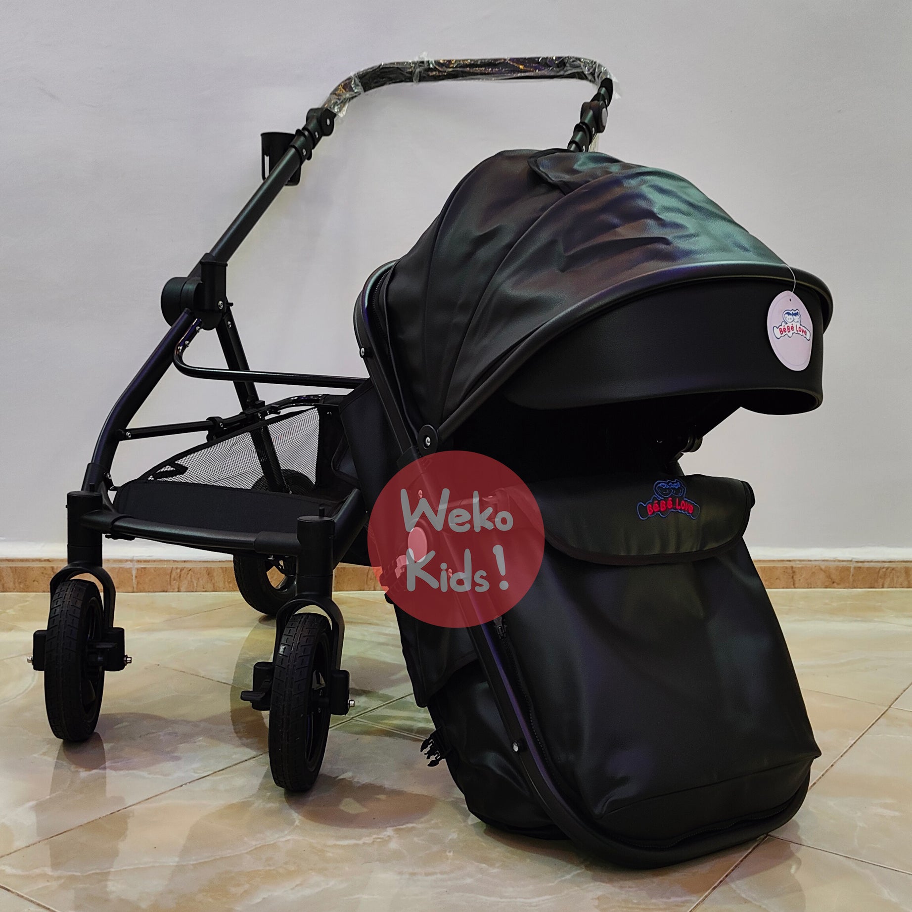 Poussette Luxe Bébé Love en Cuir