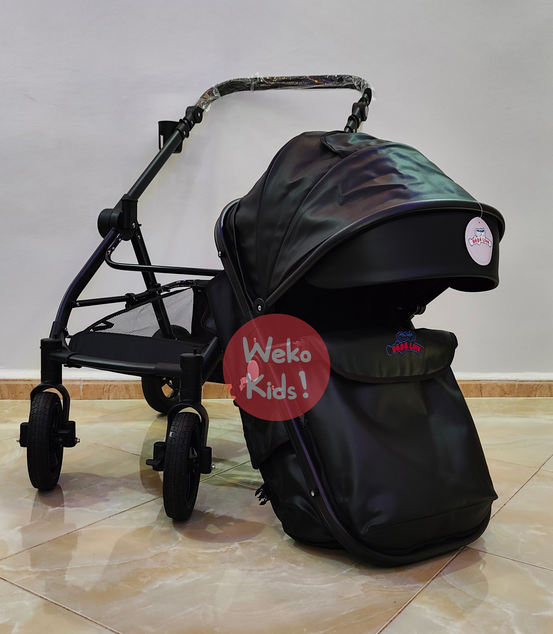 Poussette Luxe Bébé Love en Cuir