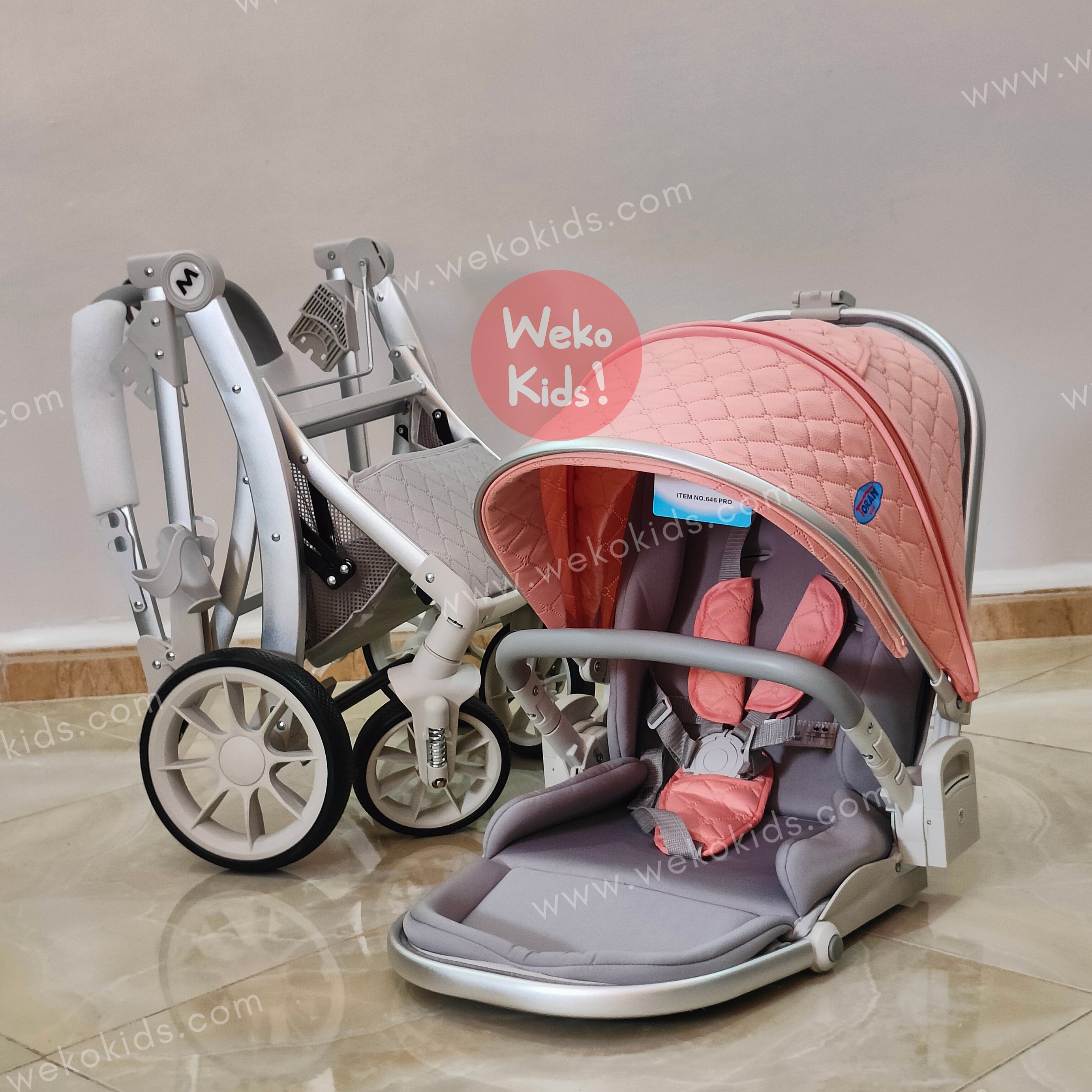 Poussette Landau luxe 2 en 1