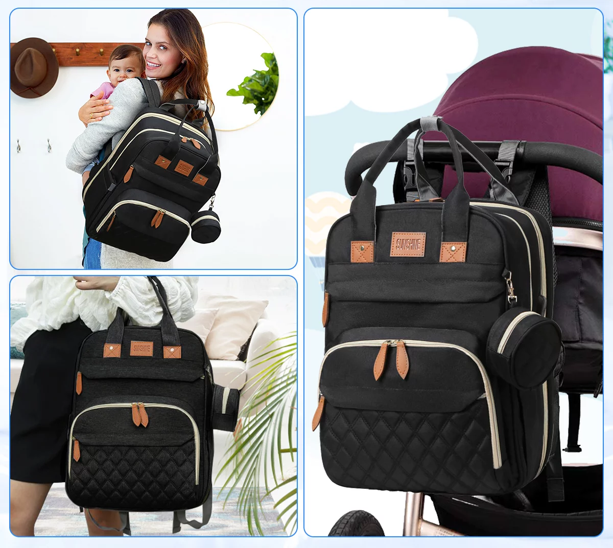 Sac à Dos Landau Magique  حقيبة الأم والطفل السحرية