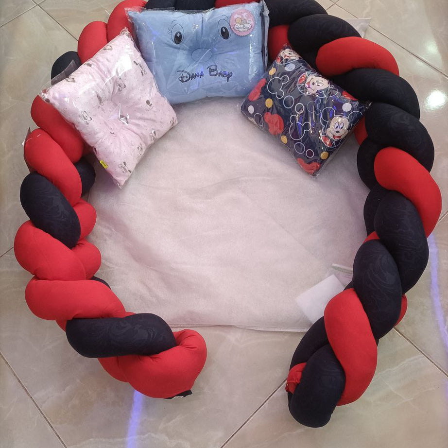 Pack Tour de Lit ضفيرة سرير الأطفال