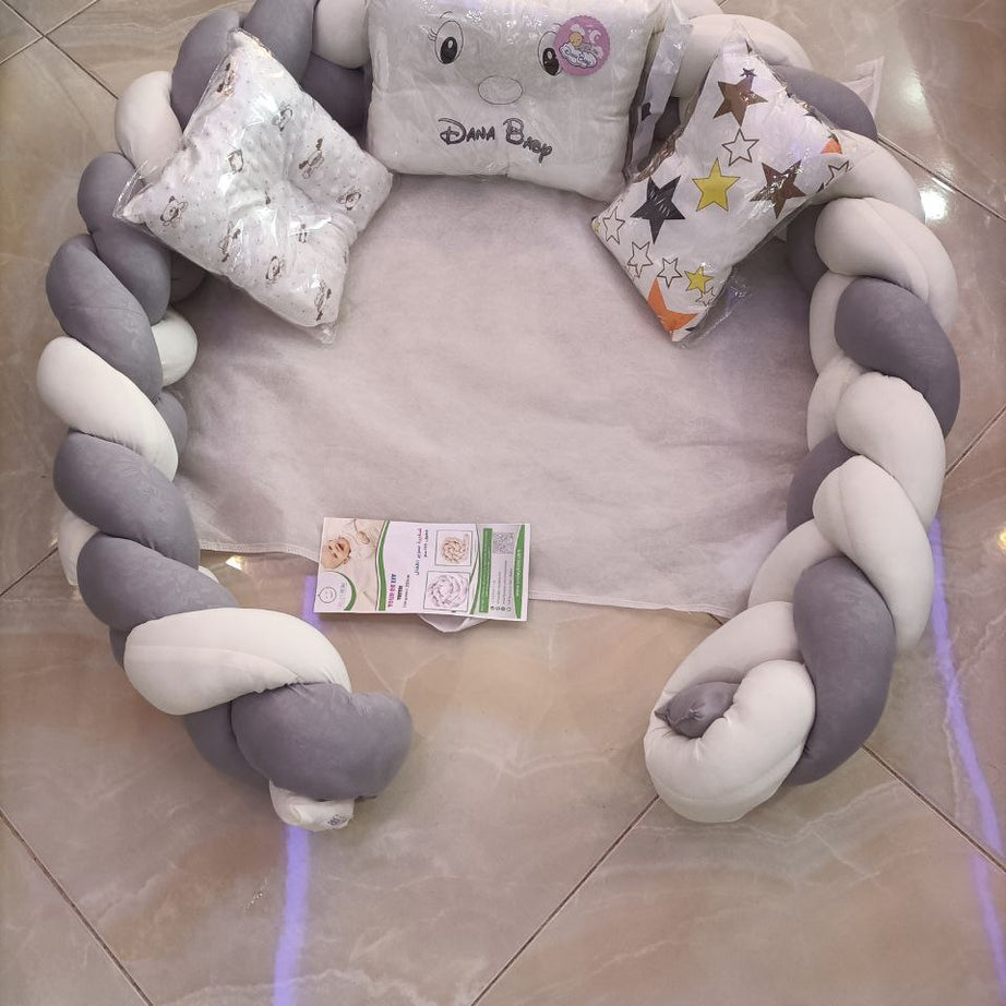 Pack Tour de Lit ضفيرة سرير الأطفال