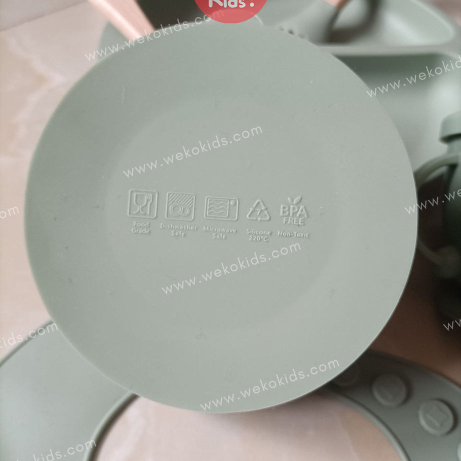 Pack Vaisselle En Silicone Pour Enfant 6 Pièces